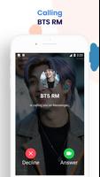 BTS RM - Fake Call & Chat ảnh chụp màn hình 2