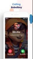 Boboi Boy - Fake Call & Chat capture d'écran 2