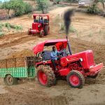 Cargo Tractor trolley Offroad icon