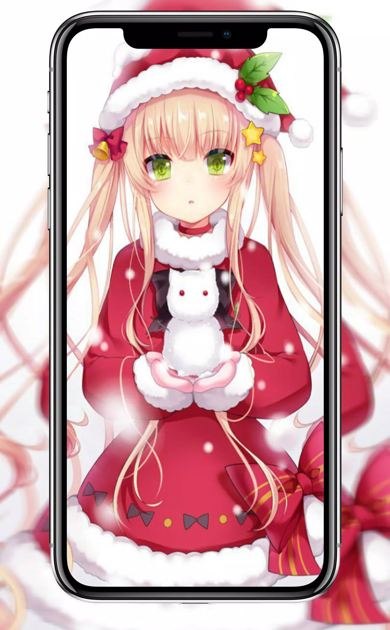 Tải xuống APK Cute Christmas Anime Girls Wallpaper cho Android