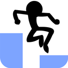 Stickman Race Ninja Jump, Roll And Run to Escape icône