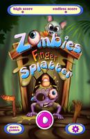 Zombies Finger Splatter постер