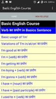 Basic English Course(in Hindi) Affiche
