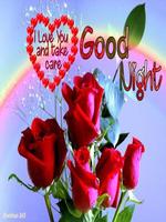 Good Night Flowers images gif Affiche