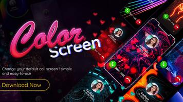 Color Call Screen Affiche