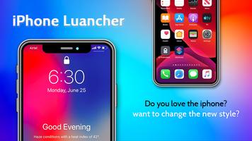 Phone 13 Style Launcher-IOS 15 Affiche