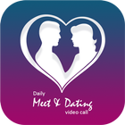Daily Meet & Dating video call icône