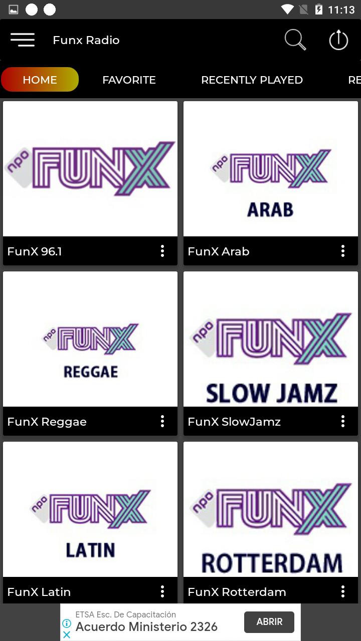 下载Funx Radio NL App Online NPO Funx Radio App Free的安卓版本