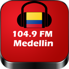 Radio Medellin 104.9 Radio 104.9 Fm 104.9 Radio-icoon