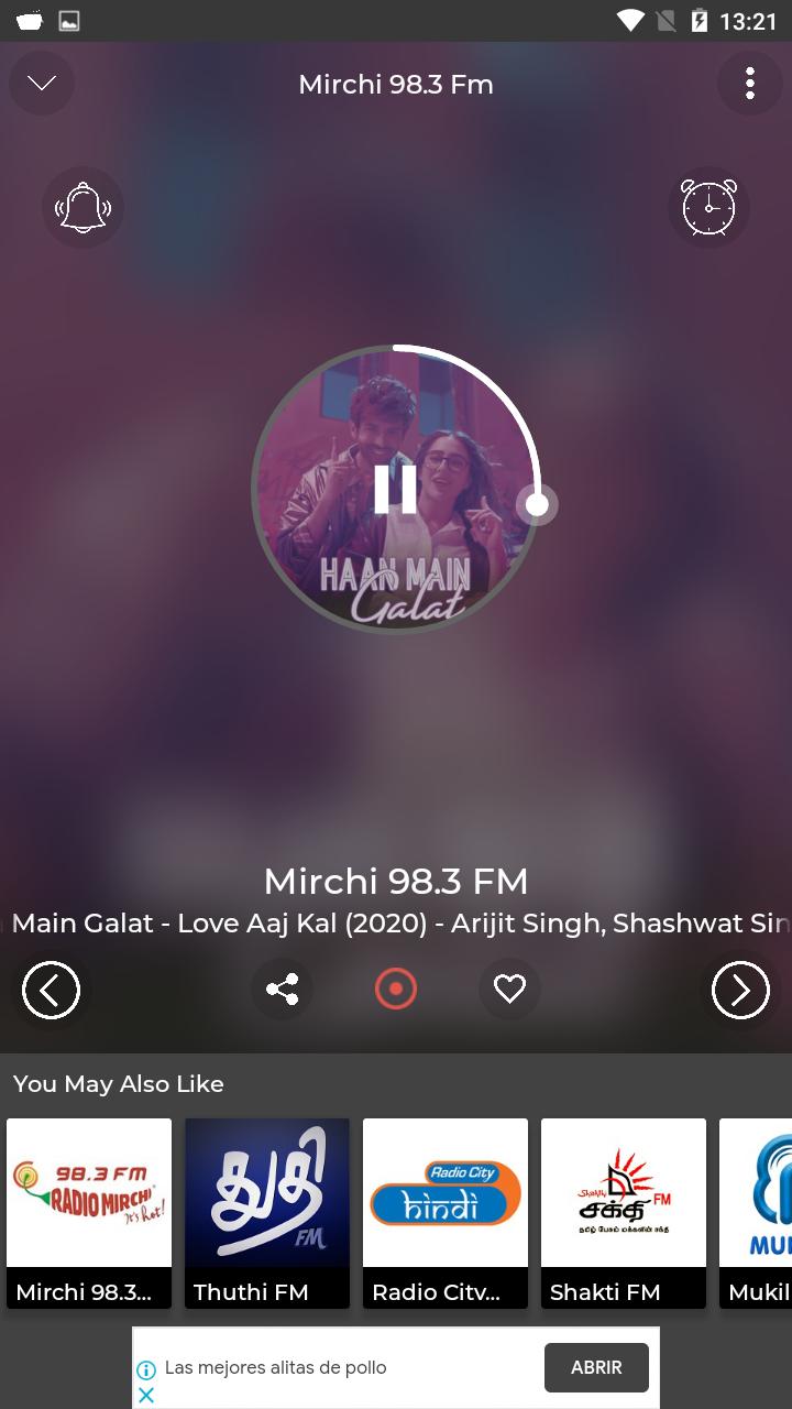 Radio Mirchi 98.3 Fm Hindi Live Radio App for Android - APK Download