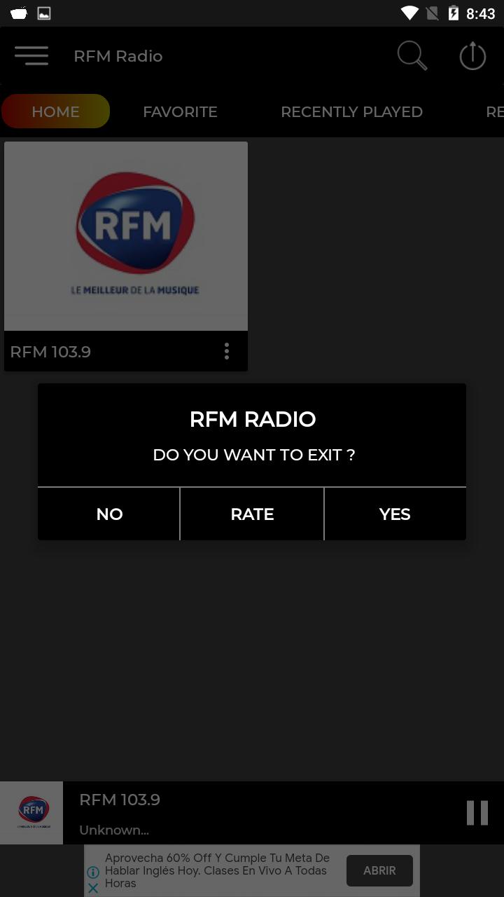RFM Radio En Direct 103.9 Fm Ecouter Radio RFM APK pour Android Télécharger