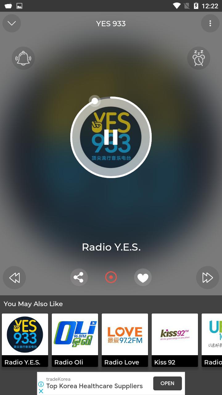 YES 933 Fm Radio Singapore Online YES Fm Radio App APK pour Android  Télécharger