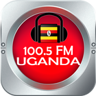 100.5 Uganda 100.5 Radio Estation Uganda Radio Zeichen