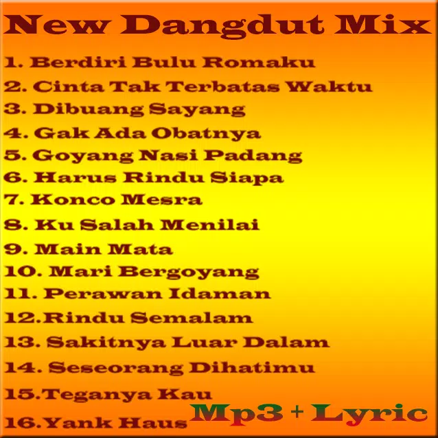 New Dangdut Mix Mp3 + Lyric Offline for Android - APK Download