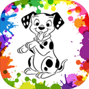 Coloriage chien Dalmation APK