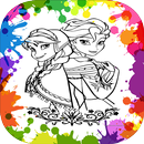 Coloring Ice Princess APK