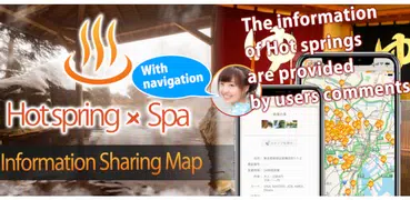 Hot spring spa information Map
