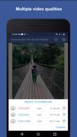 Downloader for Social Media スクリーンショット 1