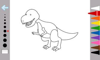 Dinosaur Coloring Book : free dino paint games screenshot 2