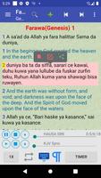 English Arabic Hausa Bible-poster