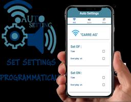 Auto settings plakat