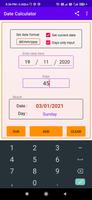 Date Calculator add to or subtract from a date syot layar 1