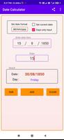 Date Calculator add to or subtract from a date 스크린샷 3