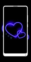 Neon Heart Wallpapers capture d'écran 3