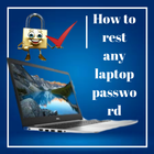 How to reset  laptop password icône