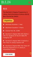 1 Schermata B.LIS from IGNOU
