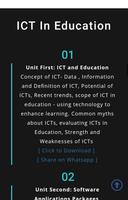 ICT SEM FIRST INTEGRATED M.ED  تصوير الشاشة 2