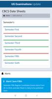 UG Exams Date Sheets تصوير الشاشة 2