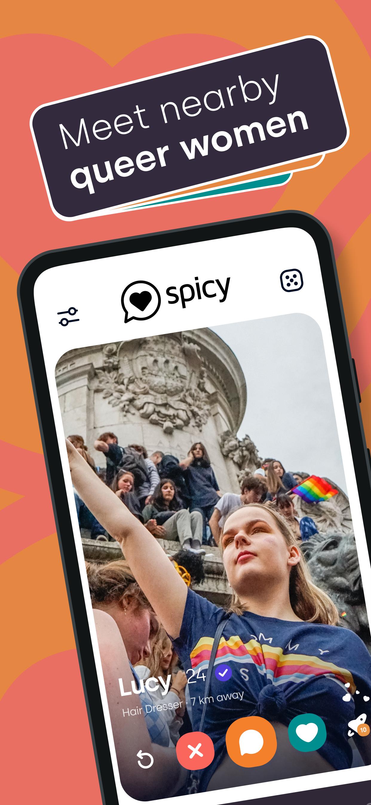 Spicy - Lesbian Chat & Dating Apk For Android Download