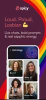 SPICY - Lesbian chat & dating poster