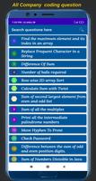 All Company Coding Questions capture d'écran 2