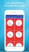 JAVA Pattern Programs تصوير الشاشة 1