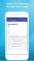 JAVA Pattern Programs تصوير الشاشة 2
