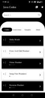 Java Codes پوسٹر