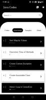 Java Codes اسکرین شاٹ 2