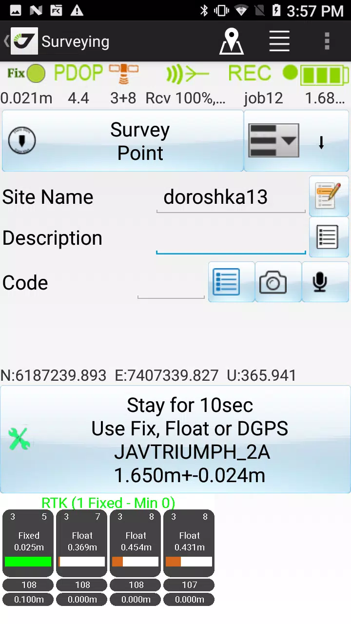 JAVAD Mobile Tools Authorised on the App Store