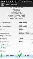 JAVAD HPT Repeater Setup screenshot 1