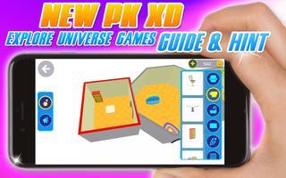 New Pk XD Explore Universe Games Guide Advice تصوير الشاشة 1
