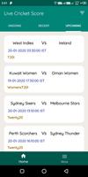 Live Cricket Score Ekran Görüntüsü 1