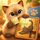 Cozy Cat Slide Puzzle aplikacja