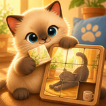 Cozy Cat Slide Puzzle