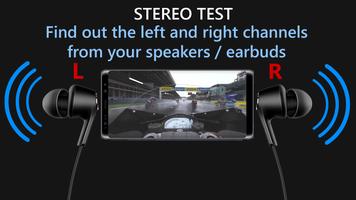 Stereo Test - Left and Right Affiche
