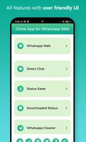 Clone App for WA Web Plakat