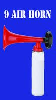 9 Air Horn Affiche