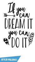 i can do it - success quotes الملصق