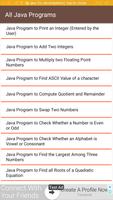 All Java Programs captura de pantalla 1